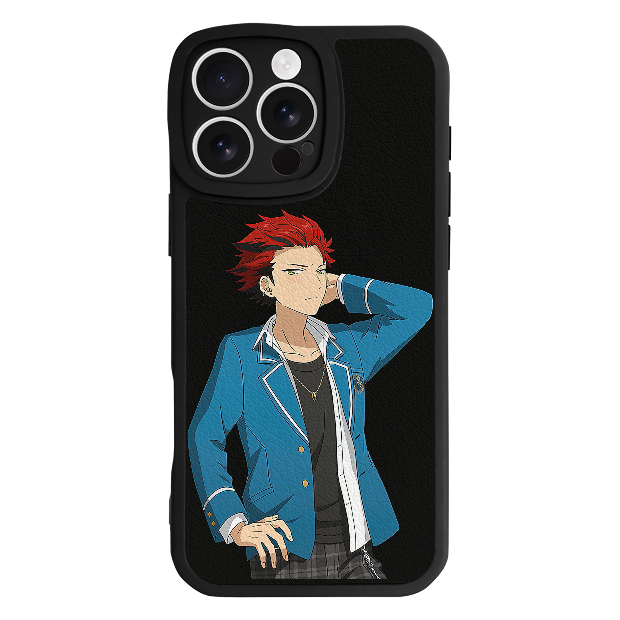 （画像用） あんさんぶるスターズ! Ensemble Stars 【iPhone 16シリーズ対応】シリコンスマホケース（レザー調） 材質：シリコン